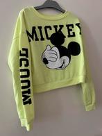 146 152 Neon Gele Mickey Mouse Trui H&M, Meisje, Trui of Vest, H&M, Ophalen of Verzenden