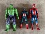 Hulk Spiderman Captain America poppen Avengers, Ophalen, Zo goed als nieuw