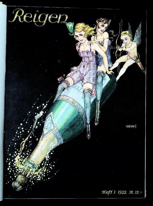 Reigen Blätter für galante Kunst - Jaargang 1922 Art Deco, Antiek en Kunst, Antiek | Boeken en Bijbels, Ophalen of Verzenden