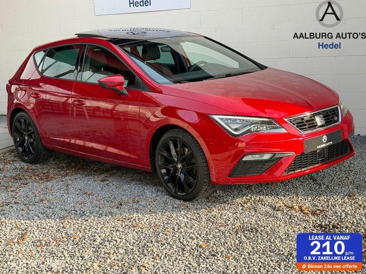 Seat Leon 1.8 TSI FR 180PK AppleCarplay Pano SeatSound FullL, Auto's, Seat, Bedrijf, Te koop, Leon, ABS, Airbags, Airconditioning