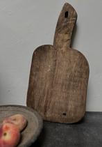 Robuust oud houten serveer plankje sober sleets imperfect, Ophalen of Verzenden