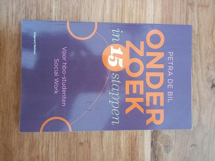 Onderzoek in 15 stappen, Boeken, Studieboeken en Cursussen, Zo goed als nieuw, HBO, Ophalen of Verzenden