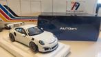 AUTOart Porsche 911 991 GT3 RS White SCHADE, Gebruikt, Auto, Autoart, Ophalen of Verzenden