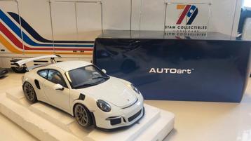 AUTOart Porsche 911 991 GT3 RS White SCHADE  beschikbaar voor biedingen