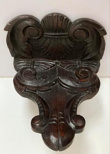 Eikenhouten console 1920 barok/rococo beschikbaar voor biedingen