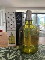 Olielamp Groen - Nieuw in Doos, Huis en Inrichting, Lampen | Hanglampen, Ophalen of Verzenden, Nieuw, Glas, Minder dan 50 cm