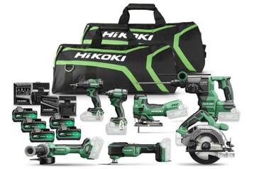 Hikoki KC18H7A-506 Combiset 7 x 18V machine met beschikbaar voor biedingen