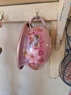 Roze gebloemde emaille po, Antiek en Kunst, Antiek | Emaille, Ophalen of Verzenden