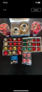 Zeer mooie Kerstballen en verlichting (glas), Diversen, Kerst, Ophalen of Verzenden, Zo goed als nieuw