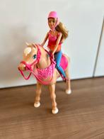 Barbie met bewegend paard, Ophalen, Zo goed als nieuw, Barbie