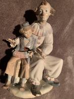Vintage Spaans Porselein Clown beeldje music les Nao Lladro, Verzamelen, Beelden en Beeldjes, Ophalen of Verzenden, Mens