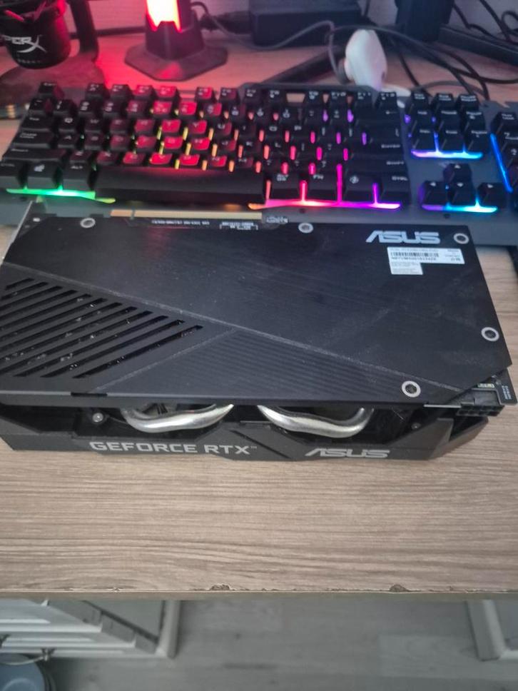 Nvidia RTX 2060 OC Asus 6GB, Computers en Software, Videokaarten, Zo goed als nieuw, Nvidia, PCI-Express 3.0, GDDR6, HDMI, DisplayPort