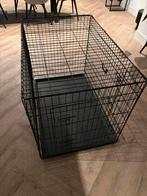 XL Grote zwarte hondenbench 105x70x75 (lxbxh), Dieren en Toebehoren, Hondenbenches, Ophalen, Zo goed als nieuw