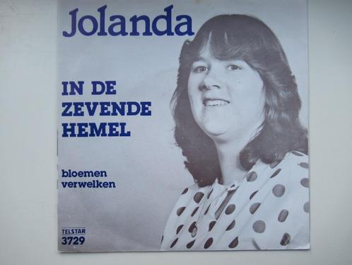 JOLANDA # IN DE ZEVENDE HEMEL / BLOEMEN VERWELKEN ( TELSTAR), Cd's en Dvd's, Vinyl | Nederlandstalig, Zo goed als nieuw, Levenslied of Smartlap