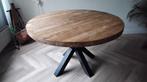 Te koop eetkamertafel, Huis en Inrichting, Tafels | Eettafels, Ophalen, Rond, Zo goed als nieuw, 100 tot 150 cm