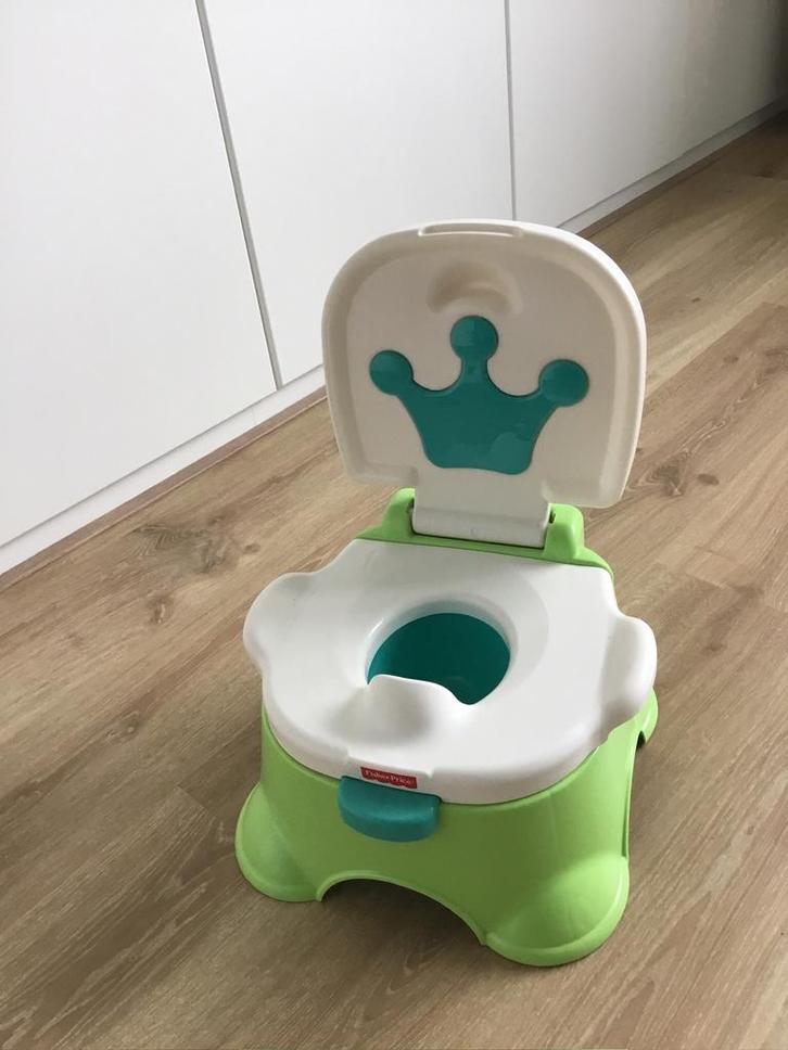 Fisher Price Koninklijk Potje en Krukje met Geluid, Kinderen en Baby's, Badjes en Verzorging, Zo goed als nieuw, Overige typen