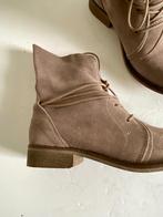 J484 maat 39 leren boots lage laarsjes laarzen leer beige, Kleding | Dames, Beige, Ophalen of Verzenden, Zo goed als nieuw, La Rosetta