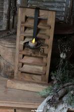 Louvreluik teak klein, Huis en Inrichting, Woonaccessoires | Overige, Www.jufbrocante.nl, Www.jufbrocante.nl, Nieuw, Ophalen of Verzenden