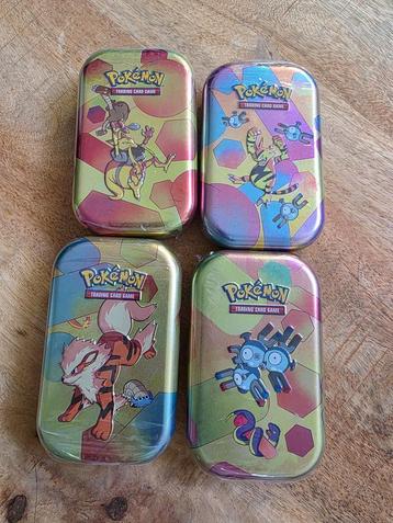 Pokémon Prismatic 151 Mini Tin - 4 Stuks beschikbaar voor biedingen