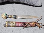 Oud centraal Afrikaanse dolk mes, Ophalen of Verzenden, Zilver, Overige materialen