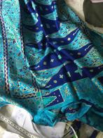 Batik Halus Sarong Adina. Lengte 175 cm, B 120 cm. Turquoise, Blauw, 120 cm of meer, Nieuw, Ophalen of Verzenden