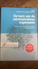 De kern van de administratieve organisatie 9789001833954, Boeken, Studieboeken en Cursussen, Nieuw, M. Paur, A.G.J. van Boxel
