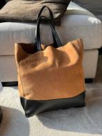 TOTE BAG shopper echt leren tas leather shopper bag Camel, Sieraden, Tassen en Uiterlijk, Tassen | Damestassen, Ophalen of Verzenden