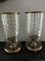 Windlichten 2 stuks, Huis en Inrichting, Woonaccessoires | Overige, Ophalen, Gebruikt