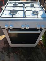 Bosch gas fornuis met oven, Witgoed en Apparatuur, Fornuizen, Ophalen, Gebruikt, 4 kookzones, Gas