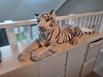 Grote Witte Tijger Knuffel, Kinderen en Baby's, Speelgoed | Knuffels en Pluche, Ophalen of Verzenden, Zo goed als nieuw, Overige typen