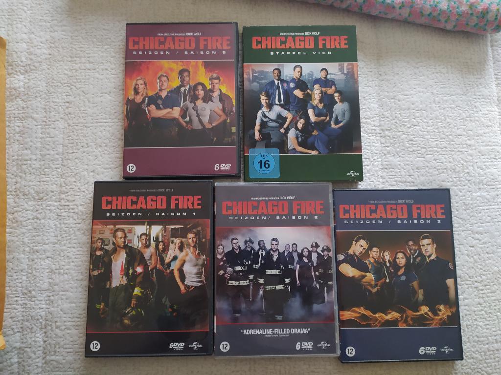 Chicago fire seizoen 1 tot en met seizoen 5, Cd's en Dvd's, Dvd's | Tv en Series, Vanaf 16 jaar, Ophalen of Verzenden, Zo goed als nieuw