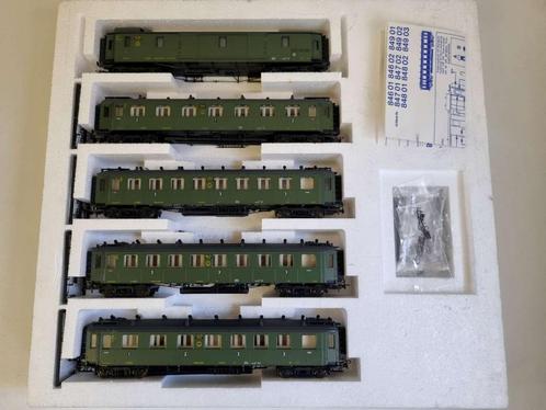 Liliput 847 - Rijtuigen set van de DRG "Badische Bauart", Hobby en Vrije tijd, Modeltreinen | H0, Zo goed als nieuw, Wagon, Gelijkstroom