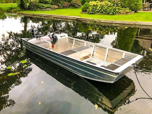 Qwest F-serie | Aluminium platbodems vanaf €1.600,-!, Watersport en Boten, Platbodems, Nieuw, Tot 6 meter, Aluminium, Benzine