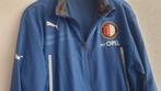 Feyenoord Trainingsjack Puma Blauw Maat M, Kleding | Heren, Jassen | Zomer, Puma, Ophalen of Verzenden, Zo goed als nieuw, Maat 48/50 (M)