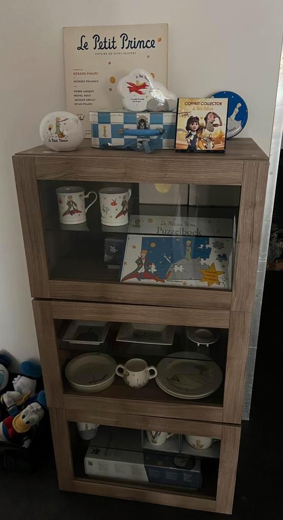 3 Vitrine kastjes 42 diep x 60 x 39 hoog, Huis en Inrichting, Kasten | Vitrinekasten, Minder dan 100 cm, 50 tot 100 cm, 25 tot 50 cm