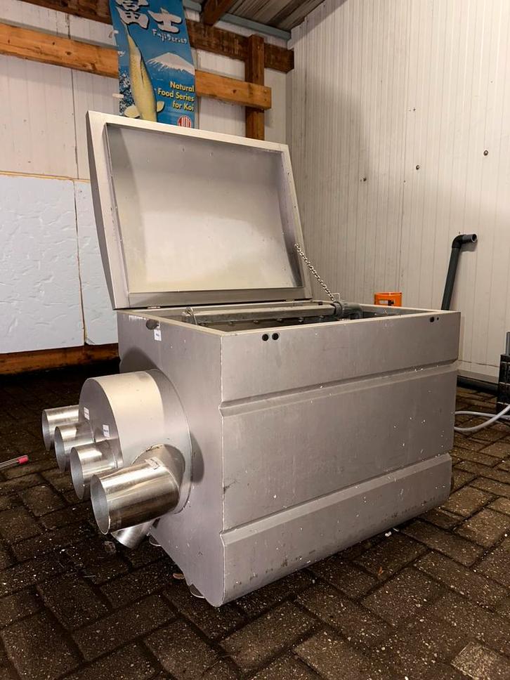 ZGAN Grote RVS trommel filter, compleet, Tuin en Terras, Vijver-toebehoren, Zo goed als nieuw, Vijverfilter, Ophalen of Verzenden