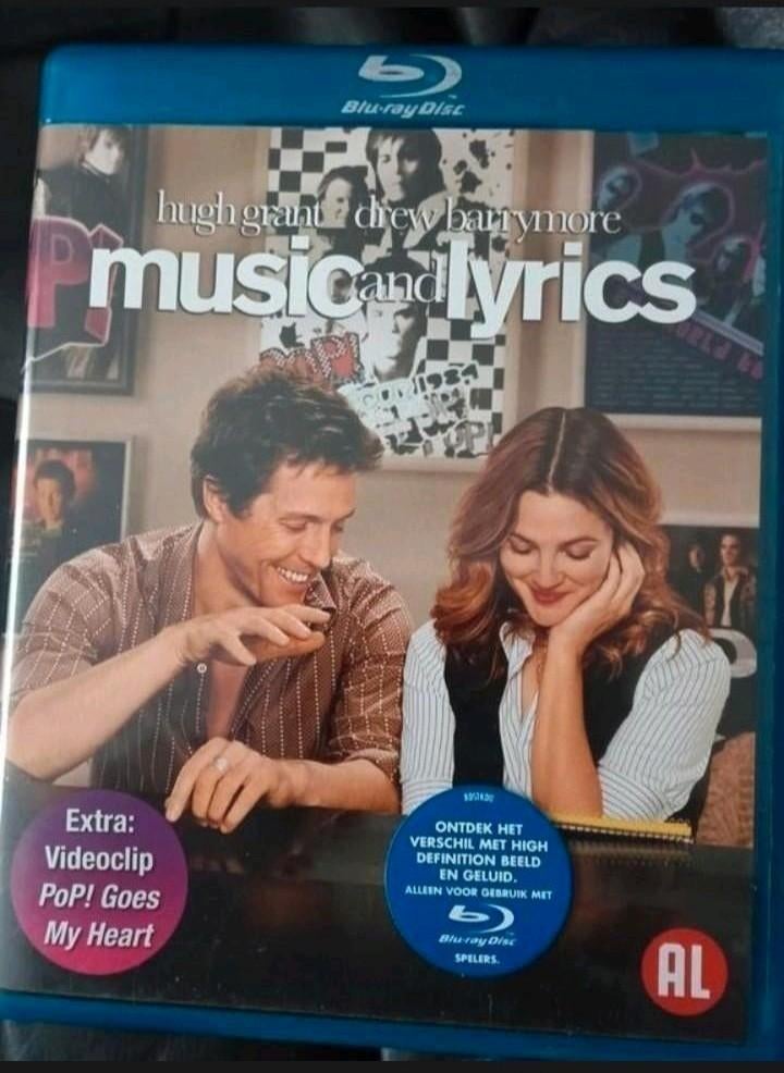 Music and lyrics bluray NL ondertiteld, Cd's en Dvd's, Ophalen of Verzenden, Zo goed als nieuw, Humor en Cabaret
