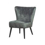 Fauteuil Eva stof aurora velours hunter | Webshop, Modern design, Metaal, Minder dan 75 cm, Nieuw