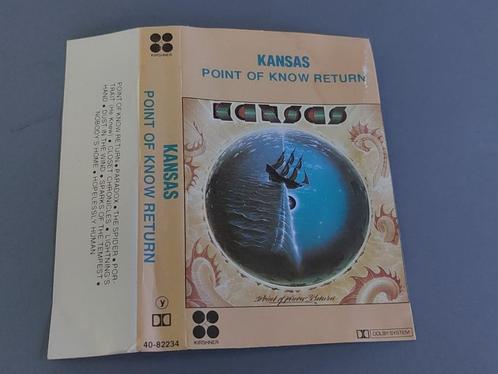 KANSAS - POINT OF KNOW RETURN (CASSETTEBANDJE), Cd's en Dvd's, Cassettebandjes, Gebruikt, Origineel, Rock en Metal, 1 bandje, Ophalen of Verzenden