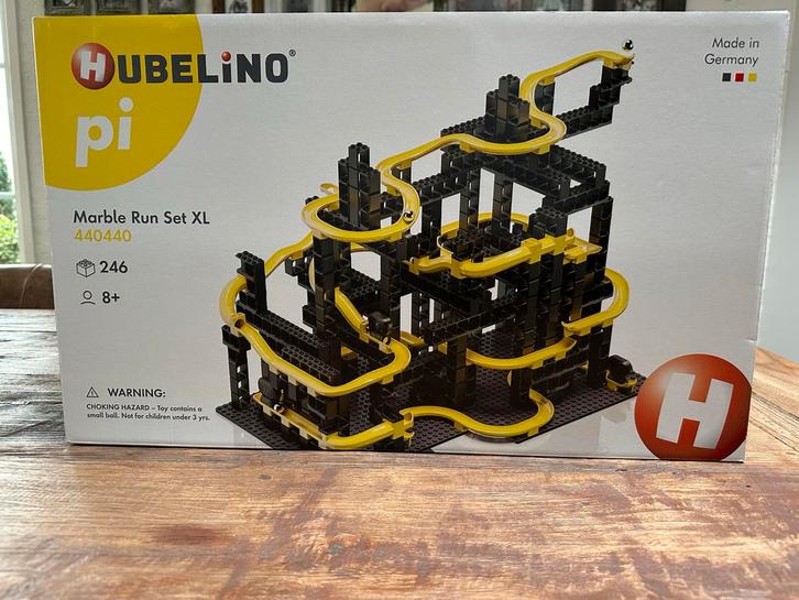 Hubelino Pi knikkerbaan XL set 440440 (246-delig), Kinderen en Baby's, Speelgoed | Bouwstenen, Zo goed als nieuw, Ophalen of Verzenden