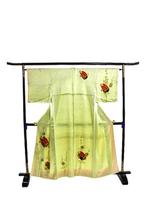 Japanse Houmongi Kimono., Verzenden, Gedragen, Maat 38/40 (M), Onder de knie