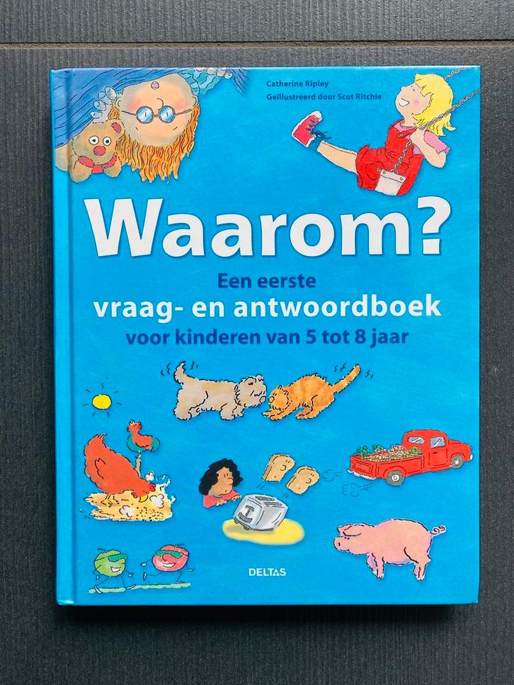 Waarom? Een eerste vraag-antwoordboek voor kinderen 5-8 jaar, Boeken, Kinderboeken | Jeugd | onder 10 jaar, Zo goed als nieuw