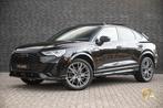 Audi Q3 Sportback 45 TFSI e S Line Panodak|Sonos|MatrixLED|2, Auto's, Gebruikt, Leder en Stof, Zwart, Hybride Elektrisch/Benzine