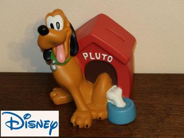 Pluto spaarpot met dop, Mickey Mouse’s hond, vintage Disney beschikbaar voor biedingen