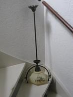 Opaline Hanglamp / Tafellamp Vintage Brons-Koper H85 CM, Ophalen, Minder dan 50 cm