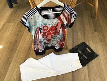 GERRY WEBER!LúxeBroek 42/44&DREAMSTAR!LúxeTop.Stijlvol Sámen beschikbaar voor biedingen