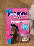 Paarden kwartet paardenweetjes nette staat, Ophalen of Verzenden, Zo goed als nieuw, Kwartet(ten)