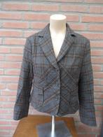 Tender bruin-grijs getailleerd colbert jasje maat 38, Kleding | Dames, Maat 38/40 (M), Ophalen of Verzenden, Zo goed als nieuw