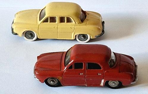 2x Renault Dauphine -Dinky Toys 24e & JEP, Hobby en Vrije tijd, Modelauto's | 1:43, Gebruikt, Auto, Dinky Toys, Verzenden