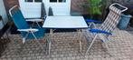Kampeertafel en 2 stoelen ( als set), Ophalen, Gebruikt, Overige